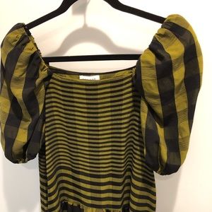 TOPSHOP puffy sleeve dress.